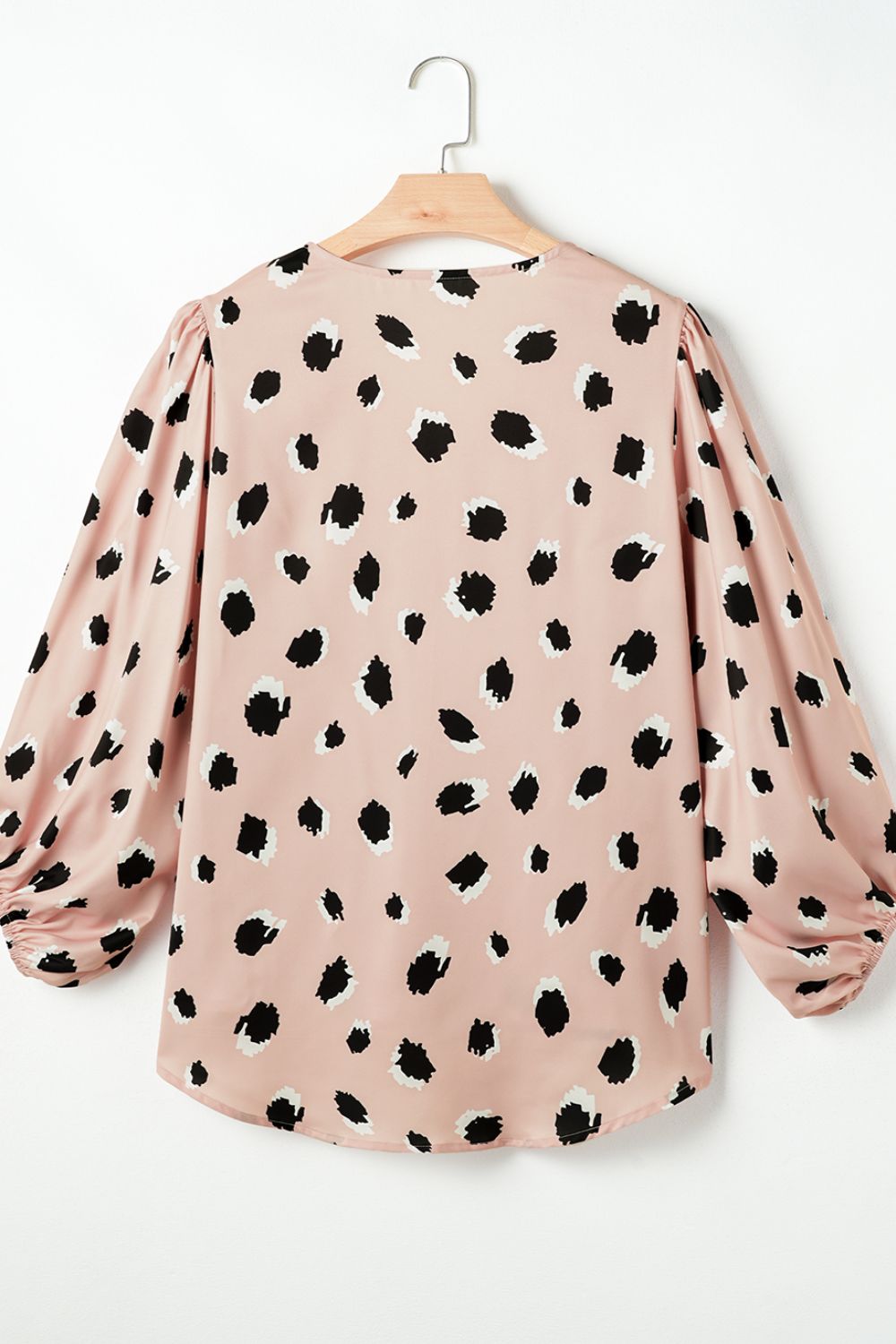 The Christy Animal Print V - Neck Blouse - Oh she Rose
