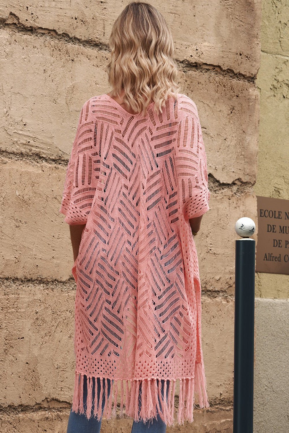 The Jackie Cardigan with Fringes - Oh she Rose