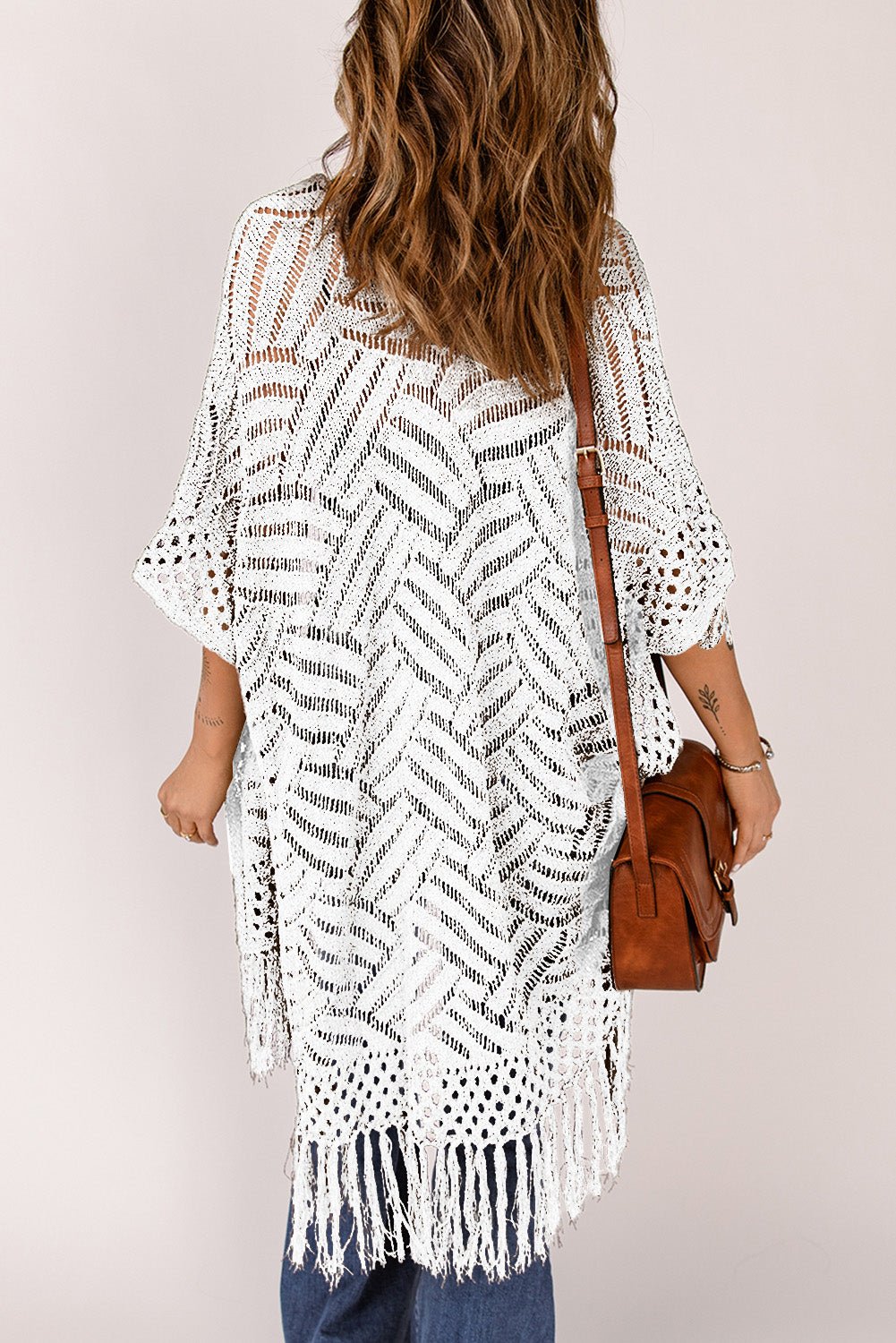 The Jackie Cardigan with Fringes - Oh she Rose
