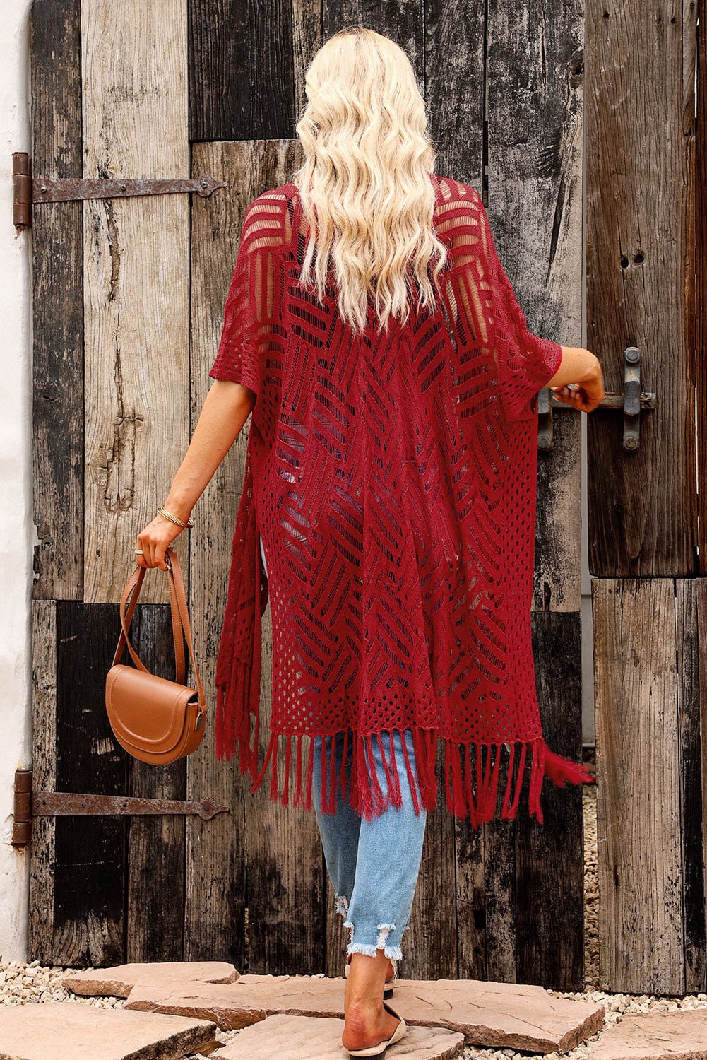 The Jackie Cardigan with Fringes - Oh she Rose