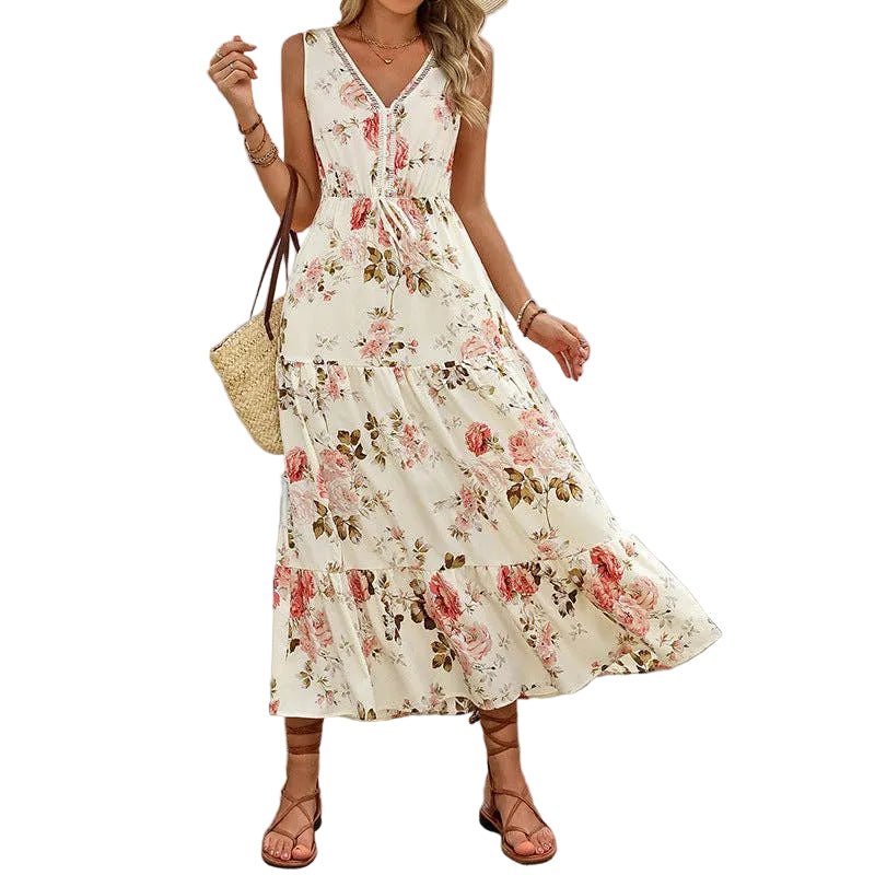 The Rosalie Tiered Maxi Dress - Oh she Rose