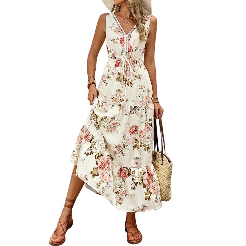 The Rosalie Tiered Maxi Dress - Oh she Rose