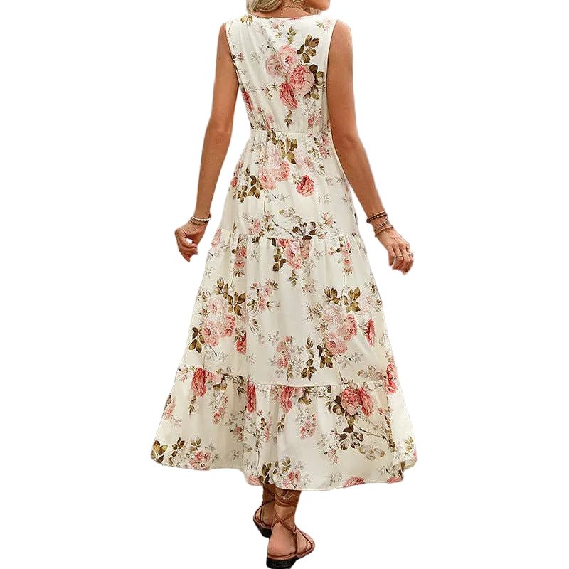 The Rosalie Tiered Maxi Dress - Oh she Rose