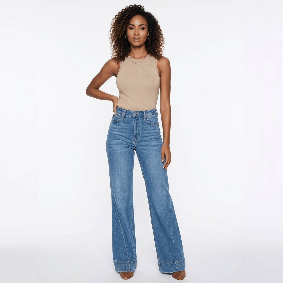 The Sienna Wide - Leg Jean - Oh she Rose