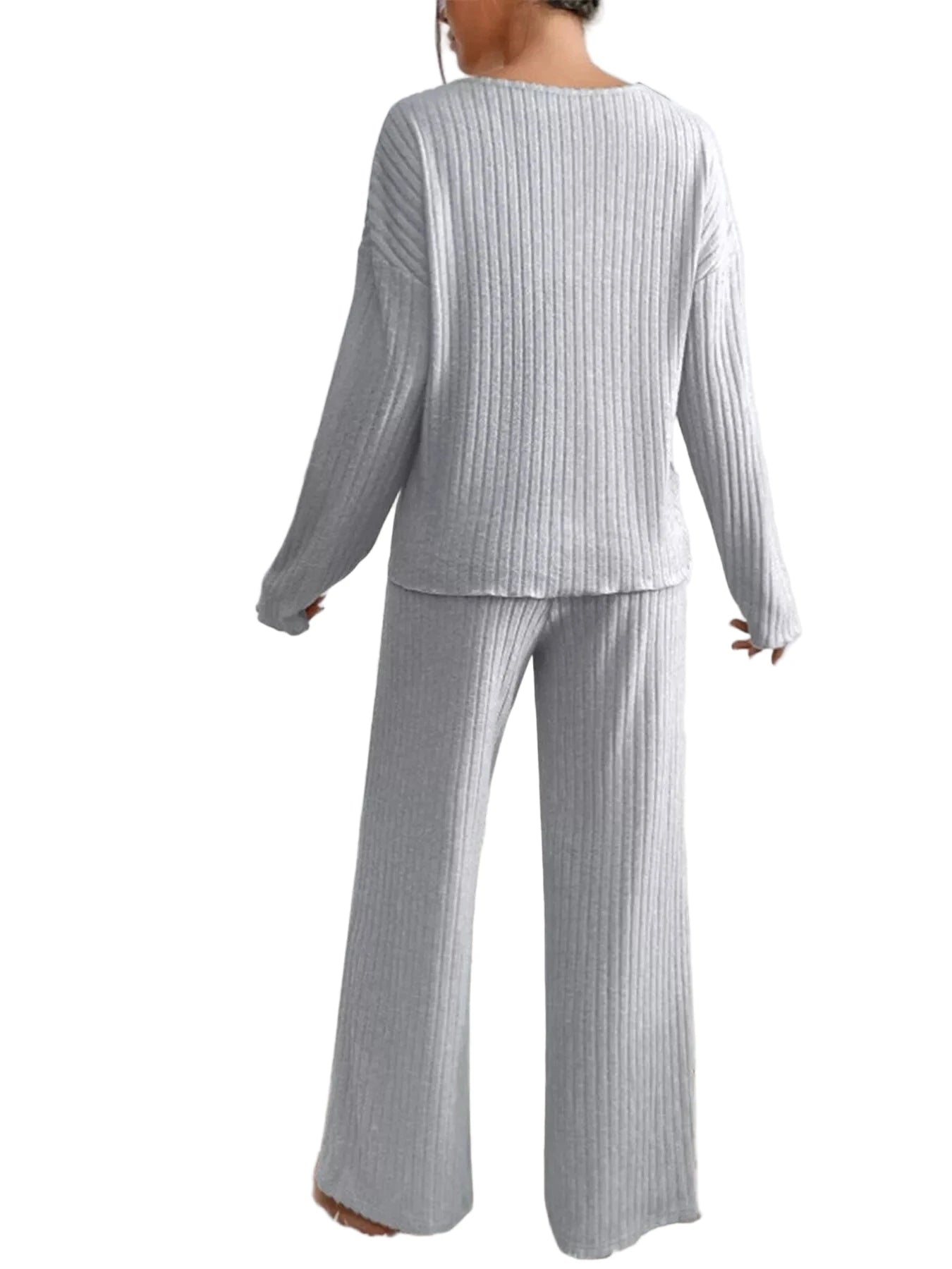 The Softline V - Neck Lounge Set - Oh she Rose
