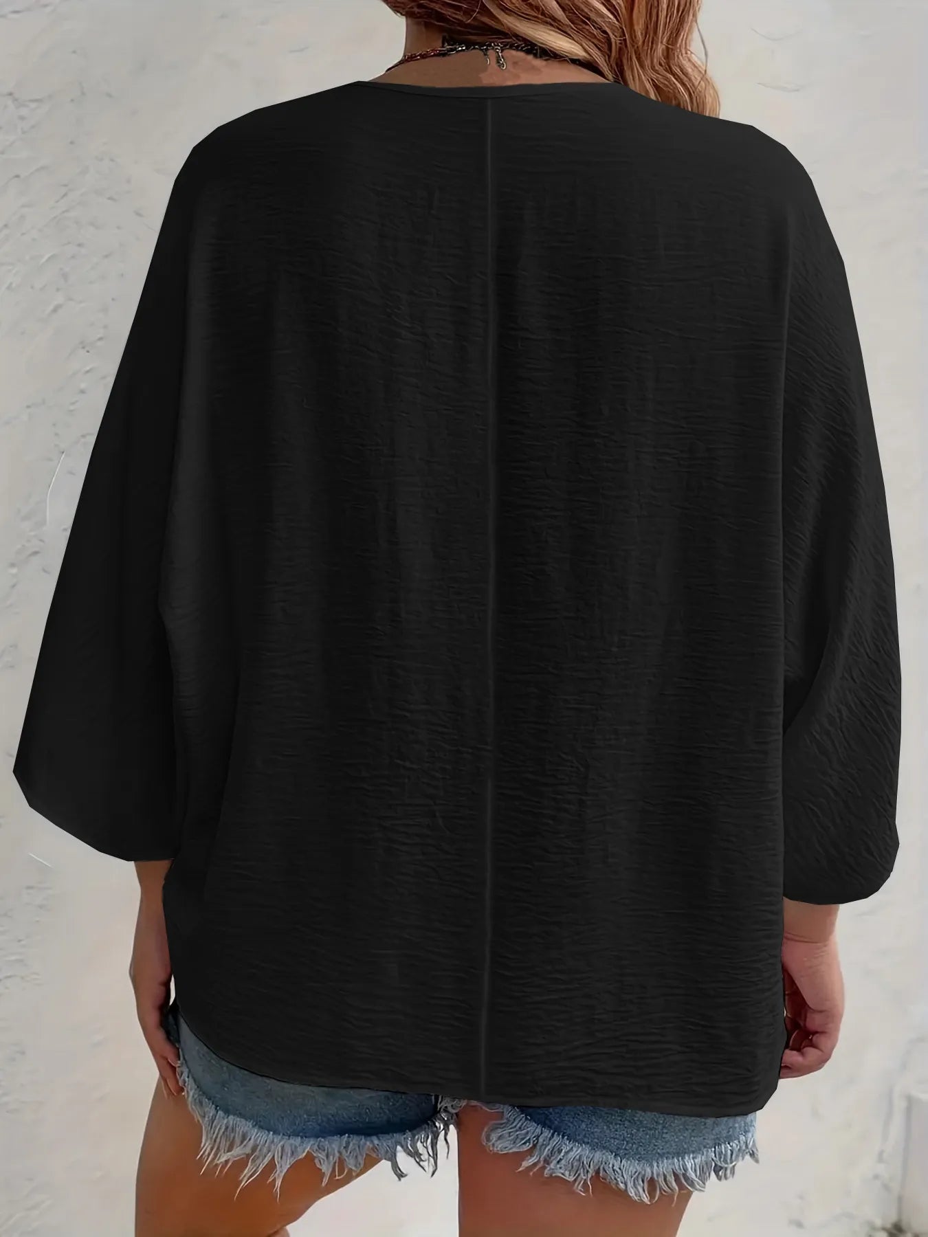 V - Neck Button Down Shirt - Oh she Rose