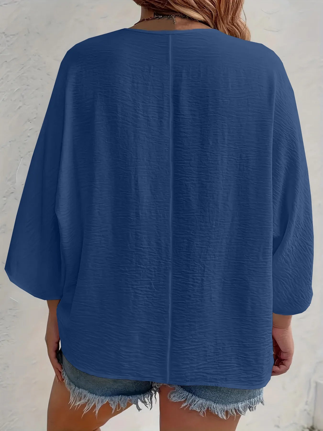 V - Neck Button Down Shirt - Oh she Rose