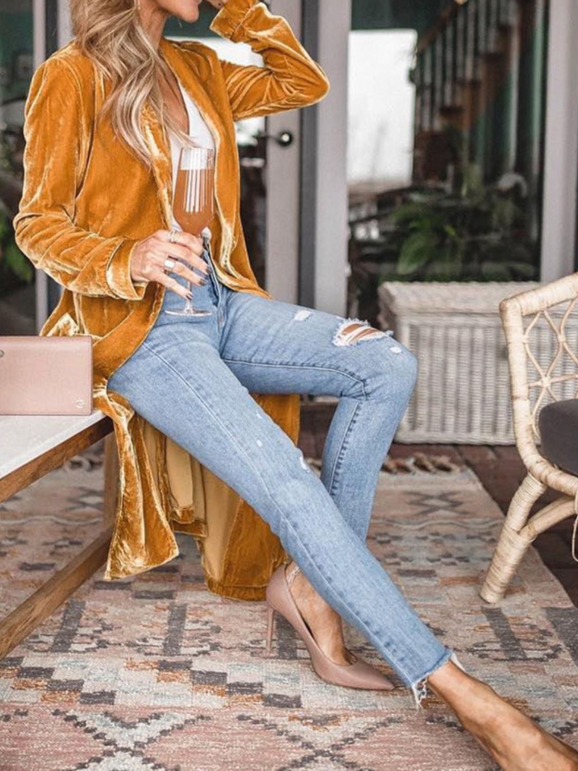 Velvet Dreams Duster - Oh she Rose