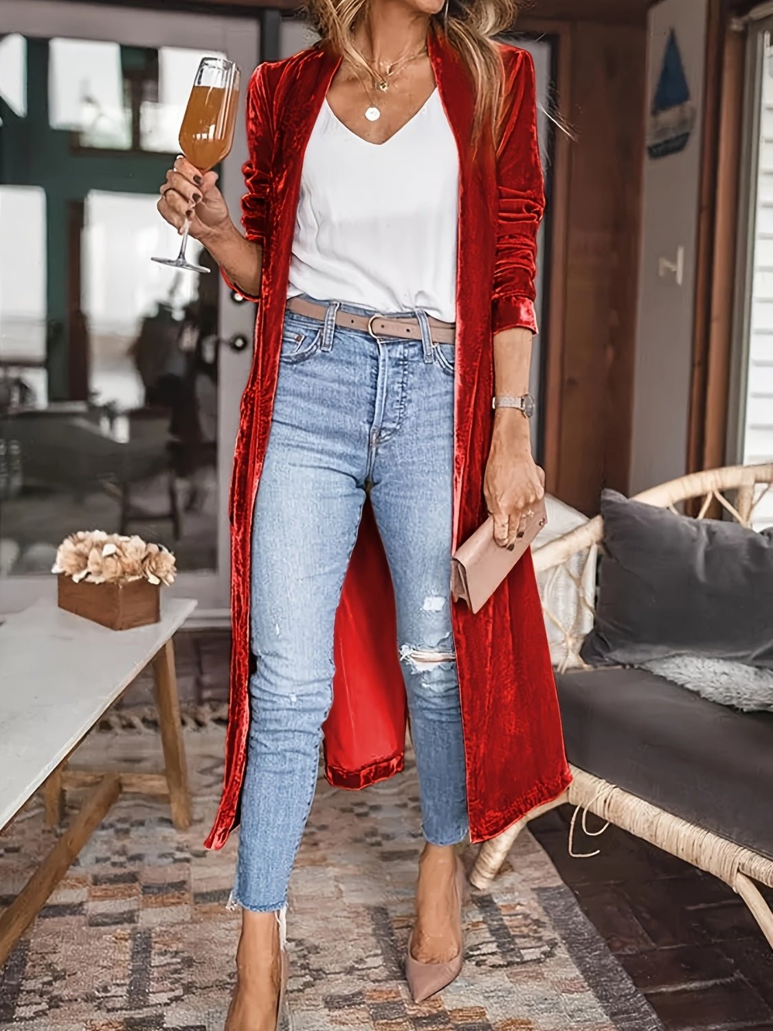 Velvet Dreams Duster - Oh she Rose