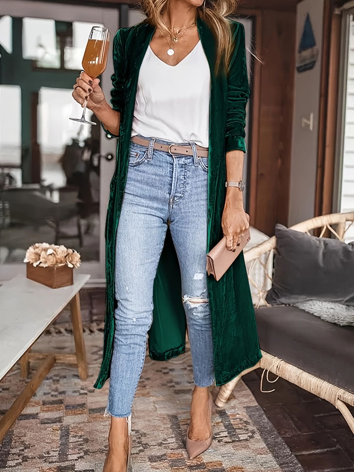 Velvet Dreams Duster - Oh she Rose