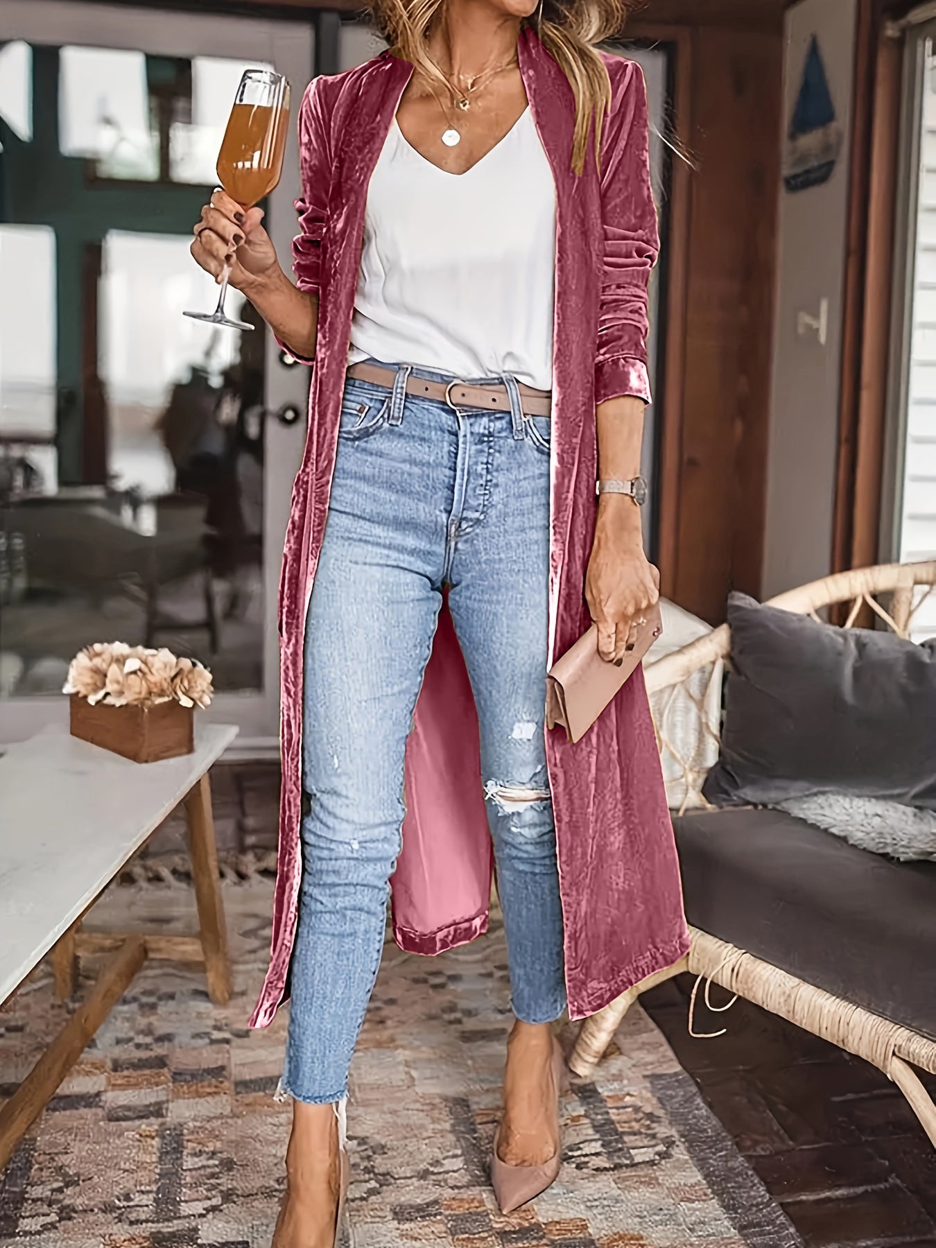 Velvet Dreams Duster - Oh she Rose