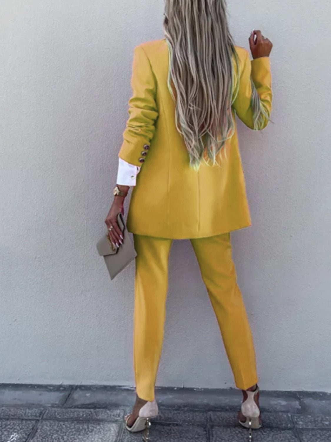 Who's that Hustler? Blazer and Pants Set - Oh she Rose