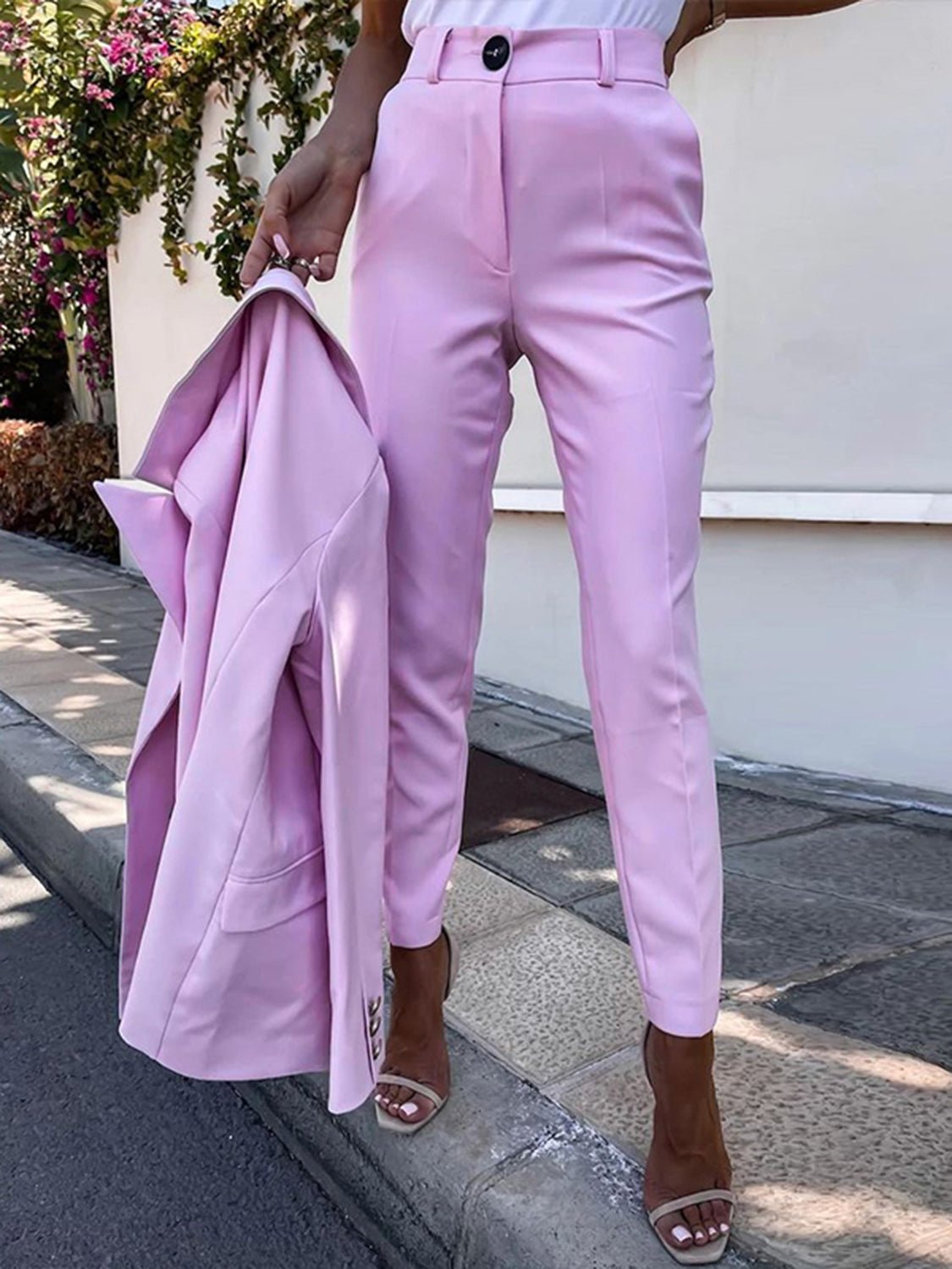 Who's that Hustler? Blazer and Pants Set - Oh she Rose