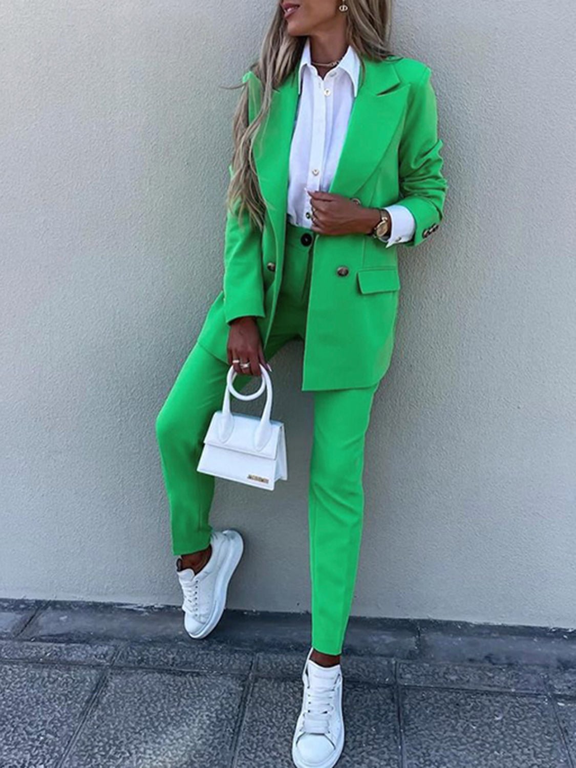 Who's that Hustler? Blazer and Pants Set - Oh she Rose