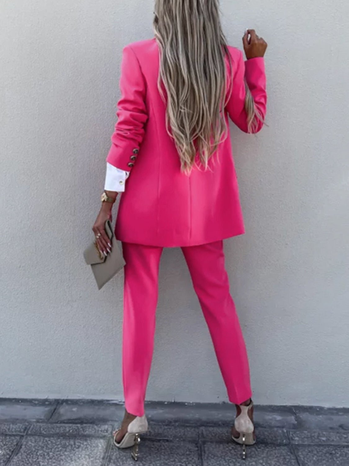 Who's that Hustler? Blazer and Pants Set - Oh she Rose