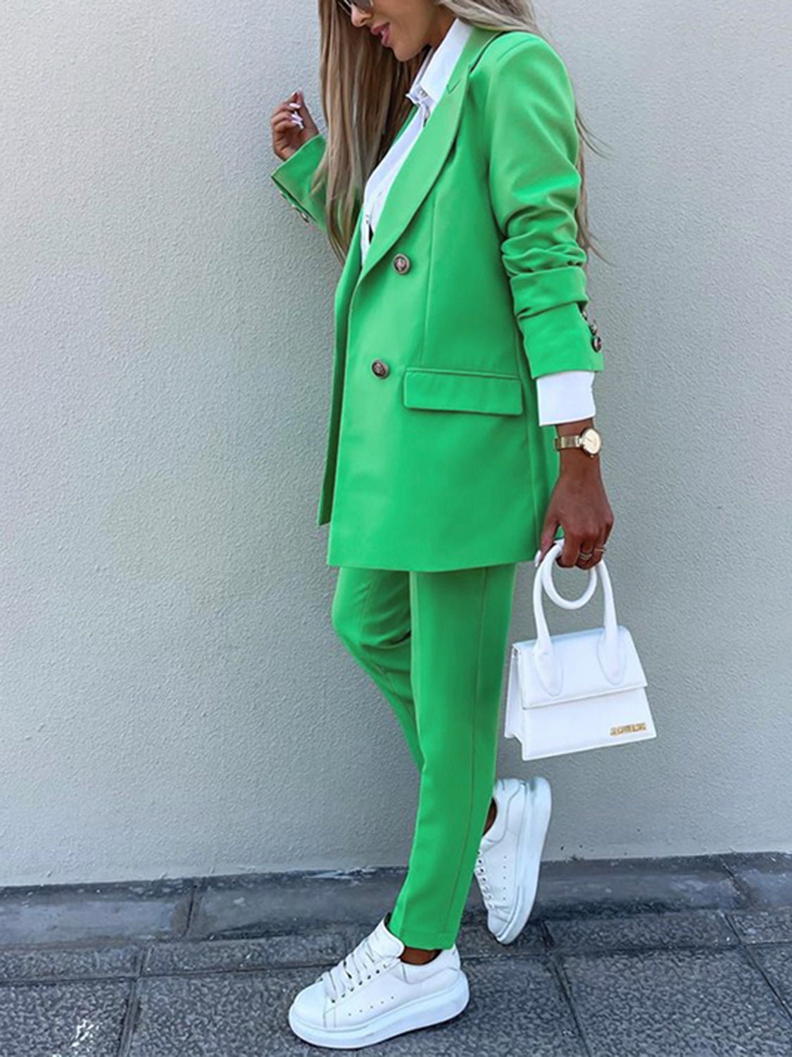 Who's that Hustler? Blazer and Pants Set - Oh she Rose