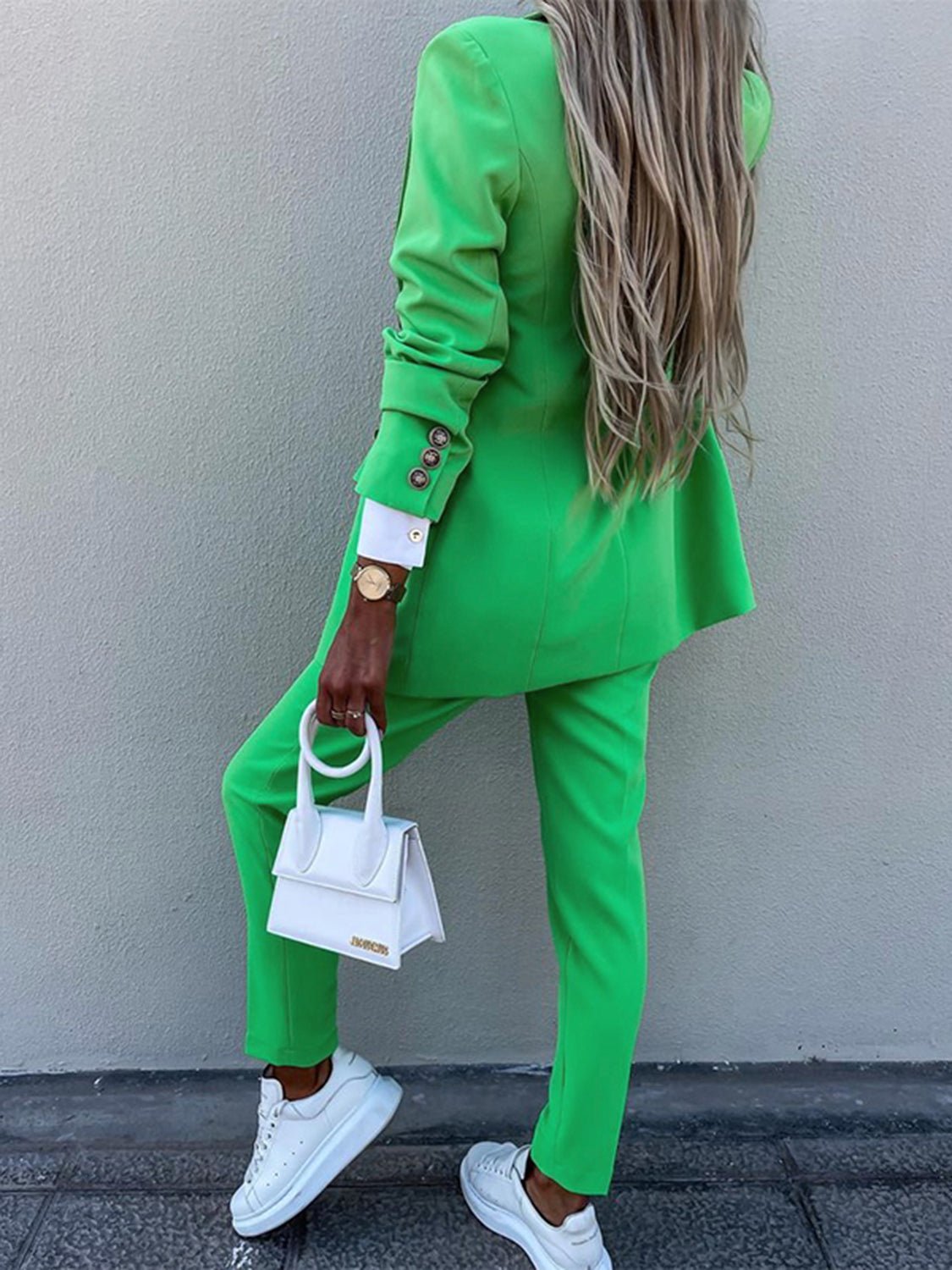 Who's that Hustler? Blazer and Pants Set - Oh she Rose