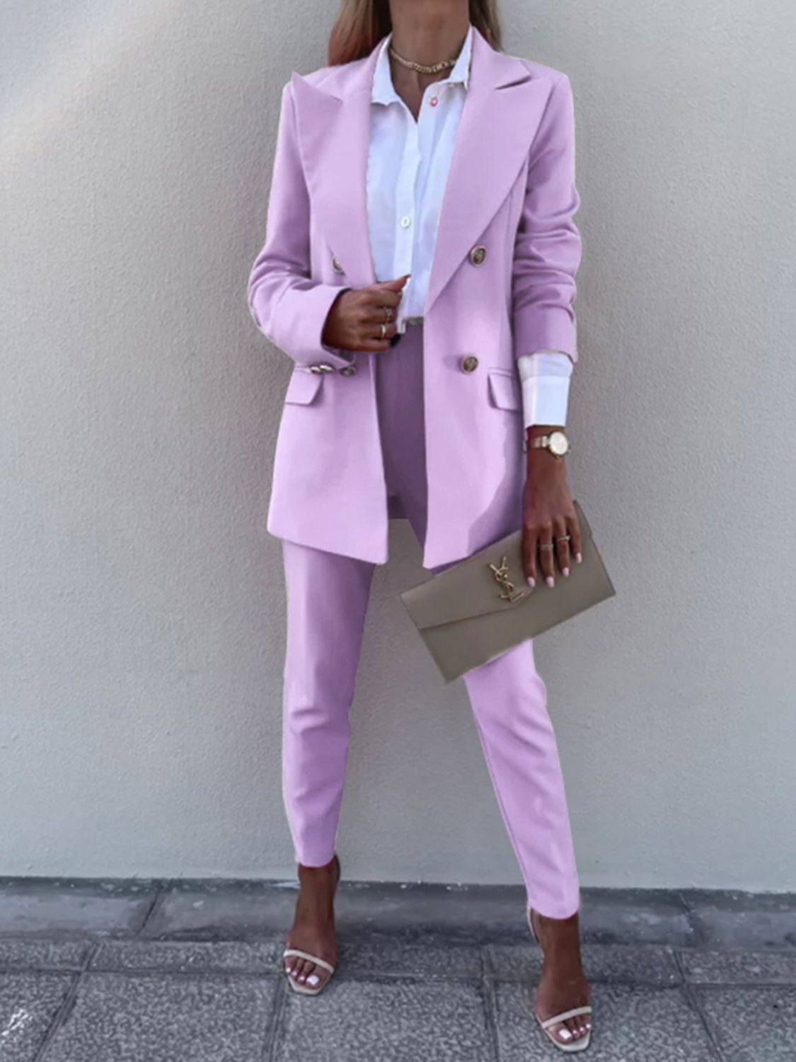 Who's that Hustler? Blazer and Pants Set - Oh she Rose