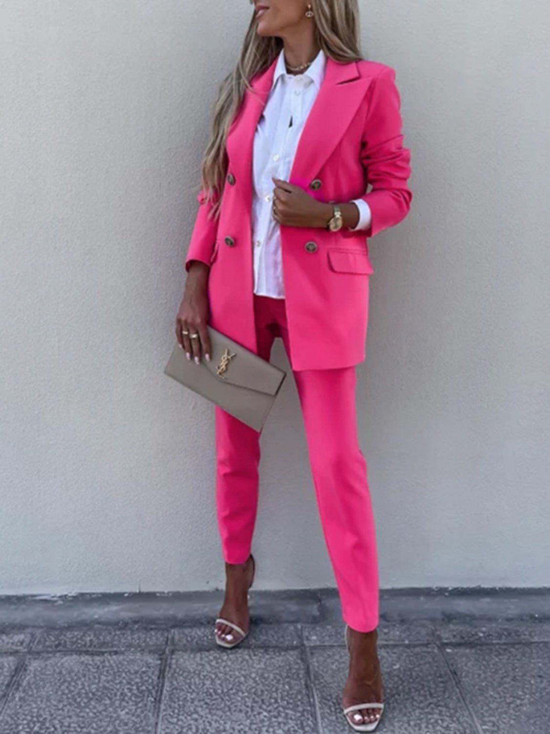 Who's that Hustler? Blazer and Pants Set - Oh she Rose