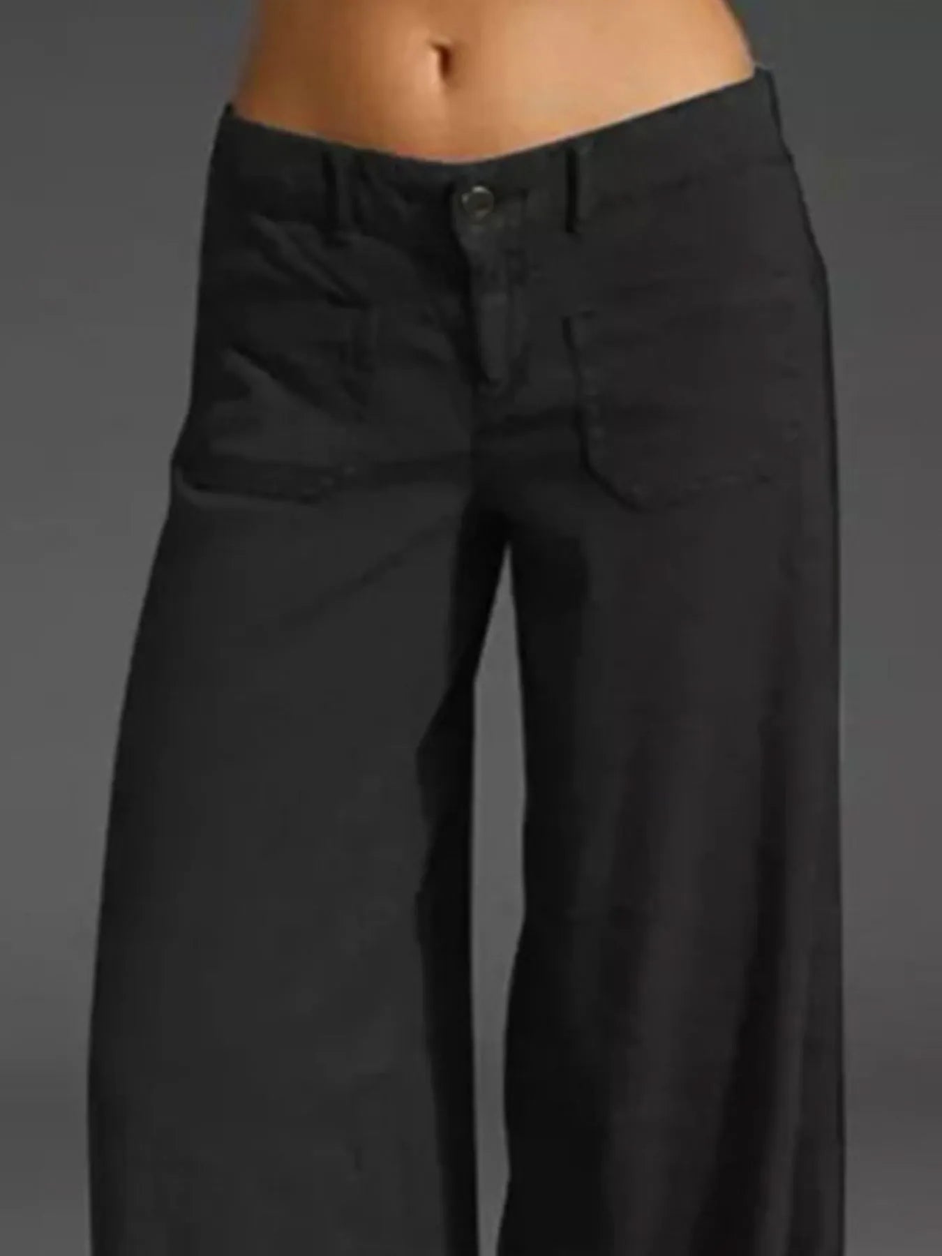 Wide Leg Pants with Pockets - Oh she Rose