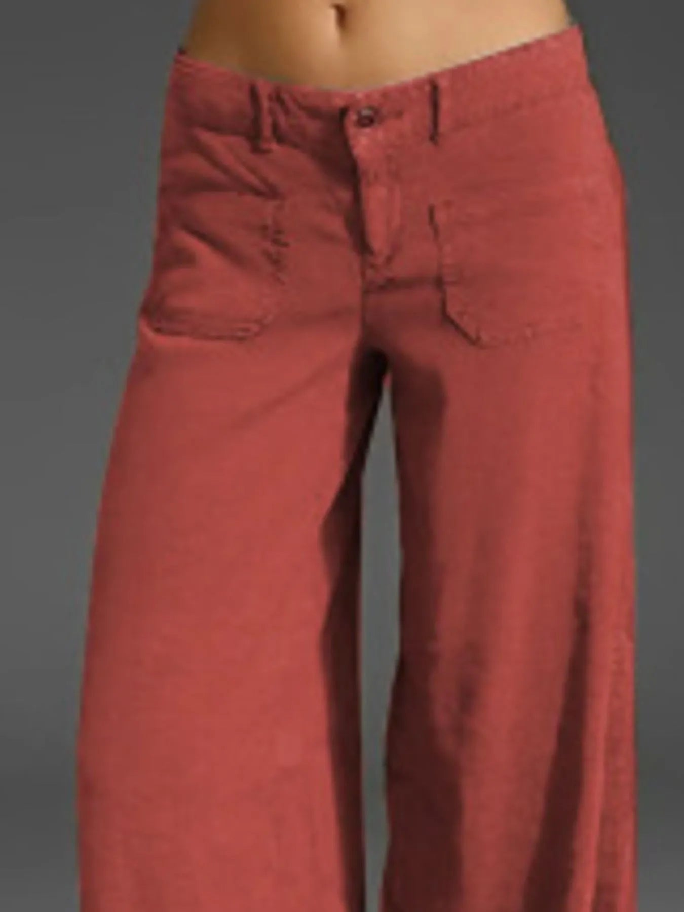 Wide Leg Pants with Pockets - Oh she Rose