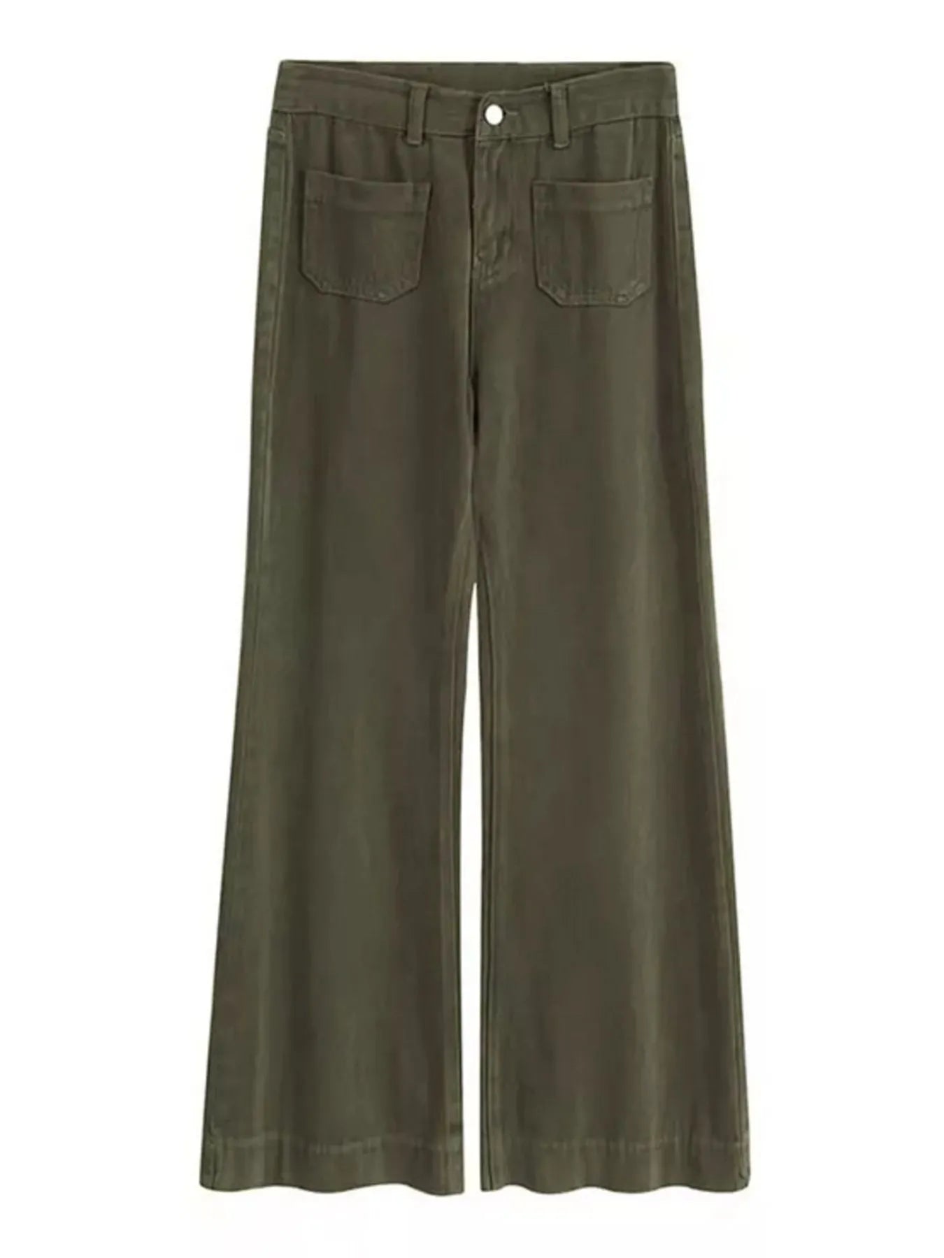 Wide Leg Pants with Pockets - Oh she Rose