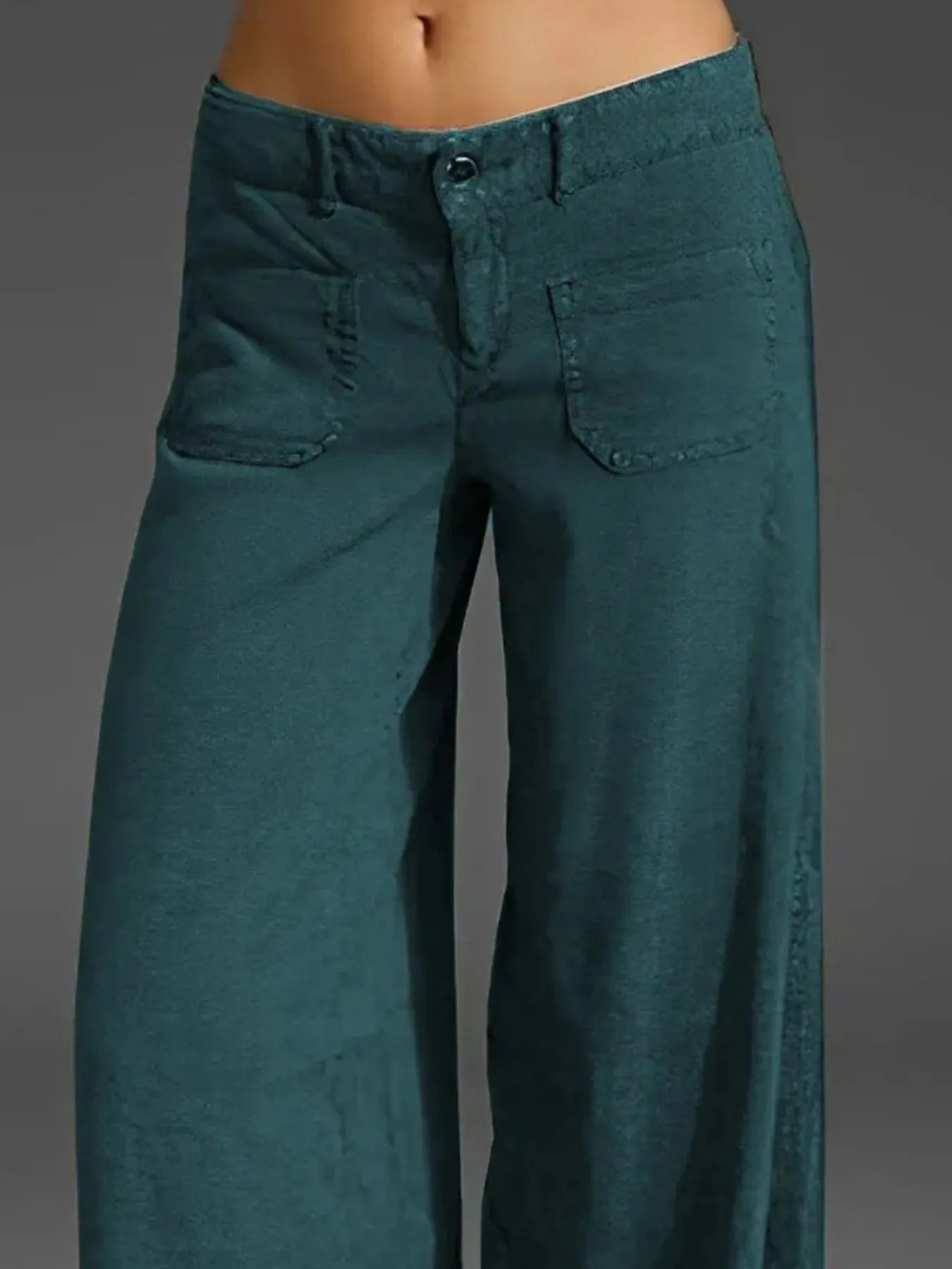 Wide Leg Pants with Pockets - Oh she Rose