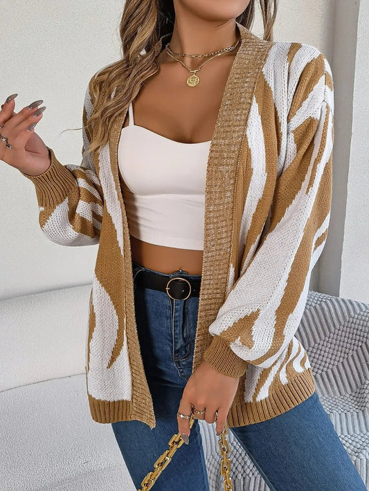 Zen Zebra Cardigan - Oh she Rose