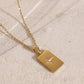 18K Gold - Plated Stainless Steel Double - Layered Necklace - Oh she Rose