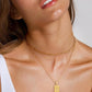 18K Gold - Plated Stainless Steel Double - Layered Necklace - Oh she Rose