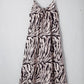 Abstract Print Tie Back Maxi Cami Dress - Oh she Rose