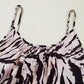 Abstract Print Tie Back Maxi Cami Dress - Oh she Rose