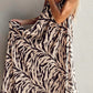 Abstract Print Tie Back Maxi Cami Dress - Oh she Rose
