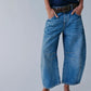 Barrel Leg Jeans - Oh she Rose
