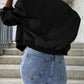 Baseball Collar Dropped Shoulder Jacket - Oh she Rose