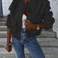 Baseball Collar Dropped Shoulder Jacket - Oh she Rose