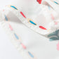 Boho Floral Print Round Neck Ruffle Trim Blouse - Oh she Rose