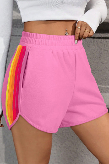 Bonbon Colour Block Shorts - Oh she Rose