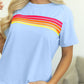 Bonbon Striped Tee - Oh she Rose