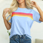 Bonbon Striped Tee - Oh she Rose