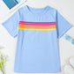 Bonbon Striped Tee - Oh she Rose