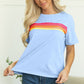 Bonbon Striped Tee - Oh she Rose
