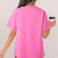 Bonbon Striped Tee - Oh she Rose