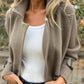 Buckle Down Double Breasted Coat - Oh she Rose