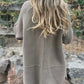 Buckle Down Double Breasted Coat - Oh she Rose