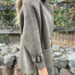 Buckle Down Double Breasted Coat - Oh she Rose