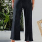 Button Fly Cropped Wide Leg Jeans - Oh she Rose