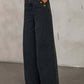 Button Up Wide Leg Jeans - Oh she Rose