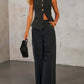 Button Up Wide Leg Jeans - Oh she Rose
