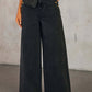 Button Up Wide Leg Jeans - Oh she Rose